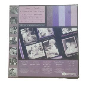 Creative Memories PERFECT FIT Purples 12” Photo Mounting Paper 5 Prints 10 Sheet